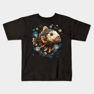 Patriotic Puffer Fish Kids T-Shirt